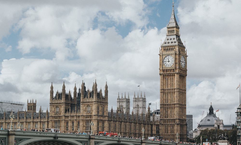 Houses of Parliament og Big Ben